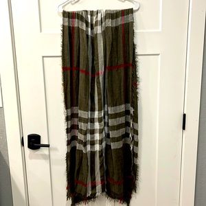 Olive green scarf